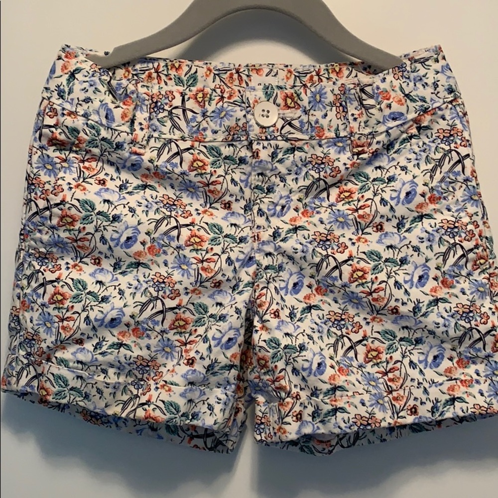 Gap girls floral shorts